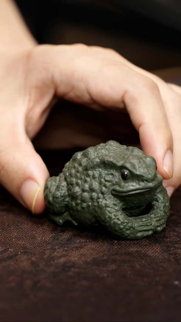 紫砂茶宠紫砂 金蟾