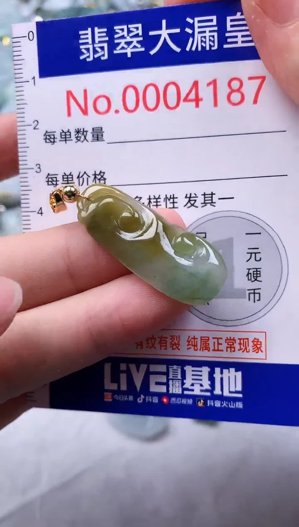 吊坠(不含链)未镶嵌翡翠4187