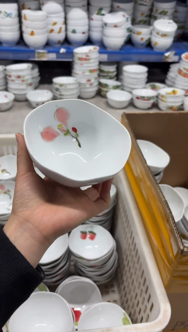 景德镇高温陶瓷食品级手绘釉中彩-大宝宝碗