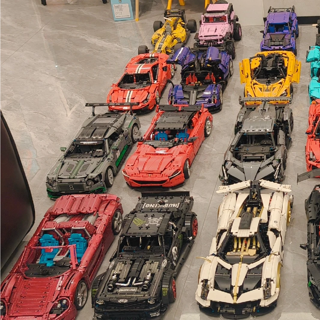 顺丰包邮！【积木直播临时链接】积木车子