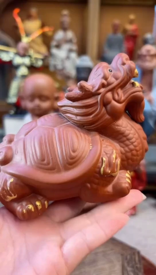 紫砂茶宠器闵茶宠摆件