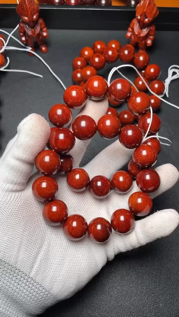 手串/手链小叶紫檀1.8帝王泥龙鳞300度大黑龙360度满鳞9629