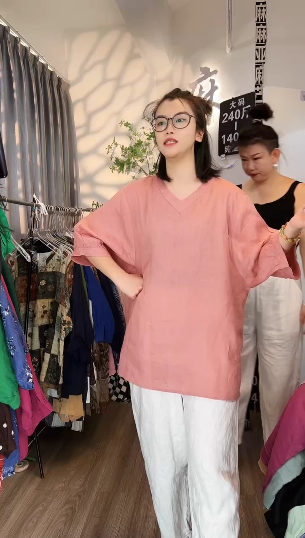亚麻大码女装系列。