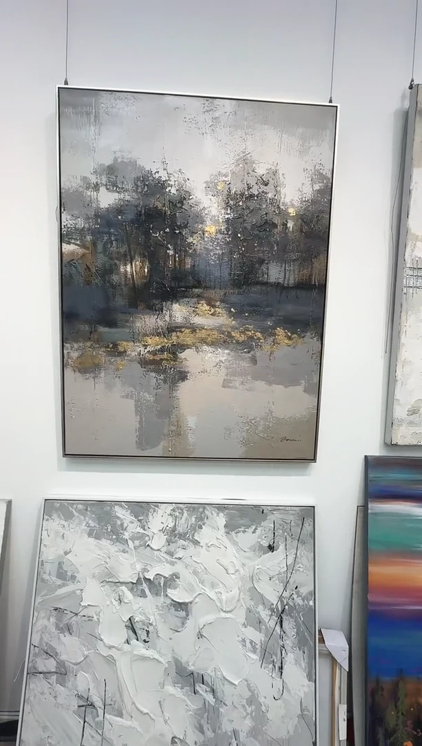 168现代艺术装饰画油画90*120