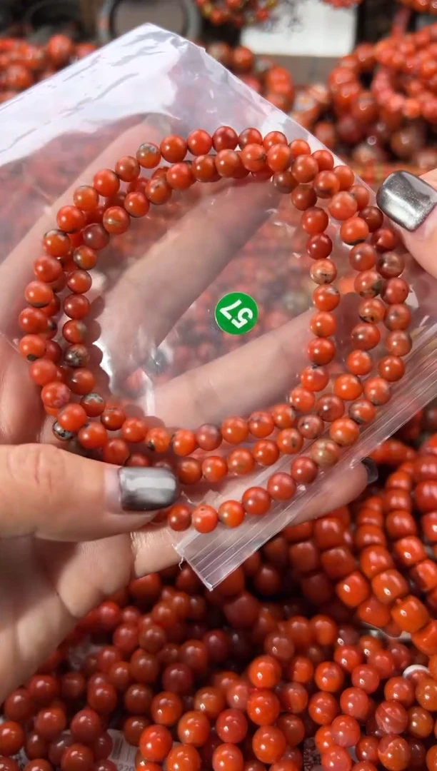 未镶嵌手串南红玛瑙6+