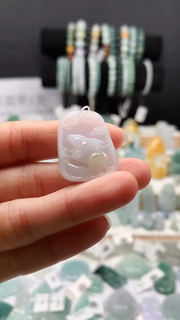吊坠(不含链)未镶嵌翡翠65生肖兔