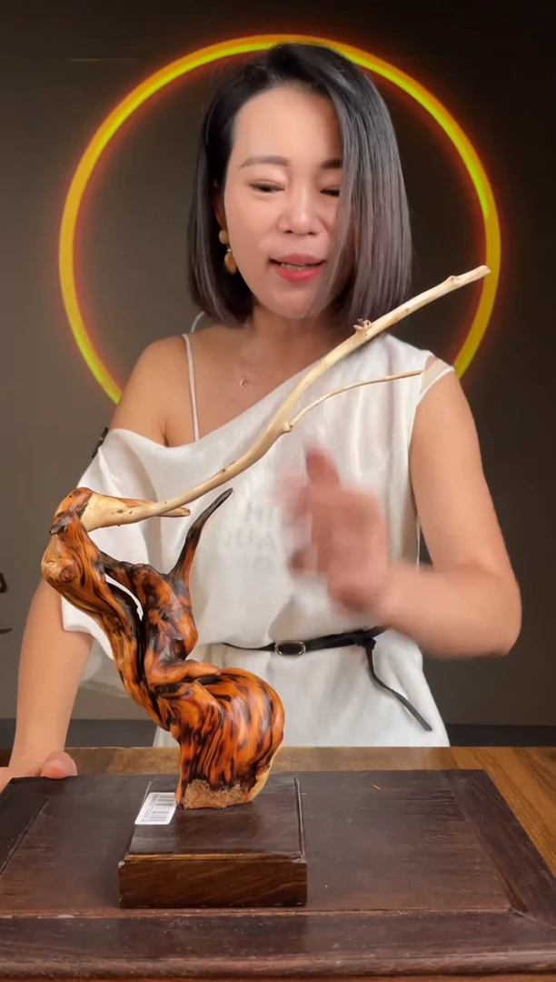 柏木（崖柏）手工摆件,先抢先得! 编号:38