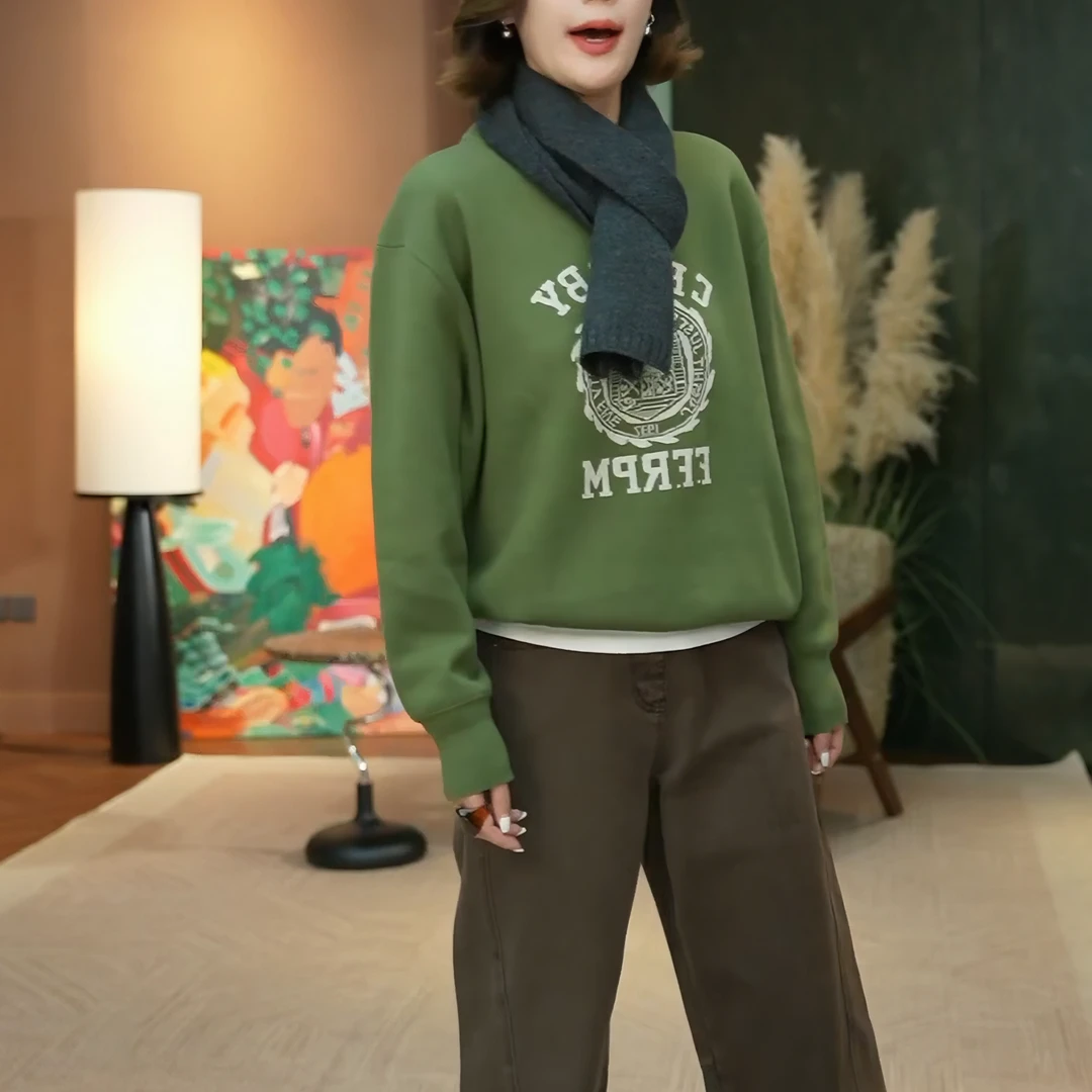 【荣耀徽章】洋气时尚百搭简约小众高级轻奢贵气针织毛衣LK2507666