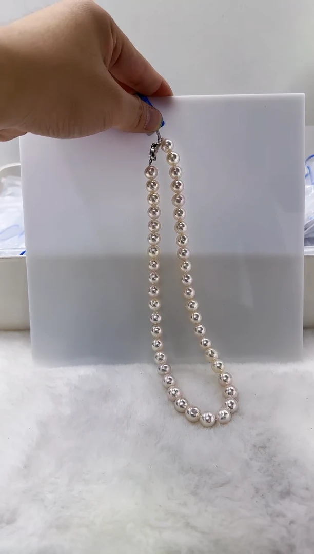 【闪购商品】海水珍珠DA银S925镶嵌ss122 akoya串链9