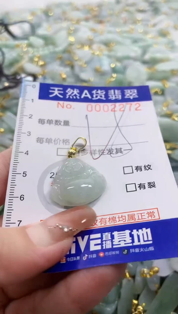 颈饰未镶嵌翡翠天然A货翡翠