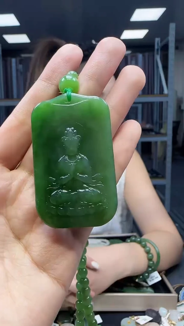 和田玉未镶嵌挂件1