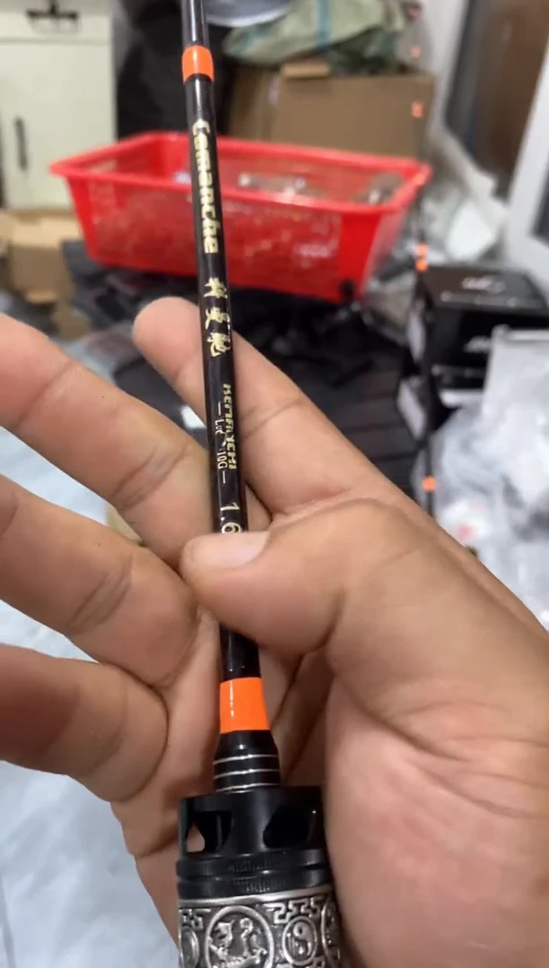直柄1.8米UL微物竿实木握把