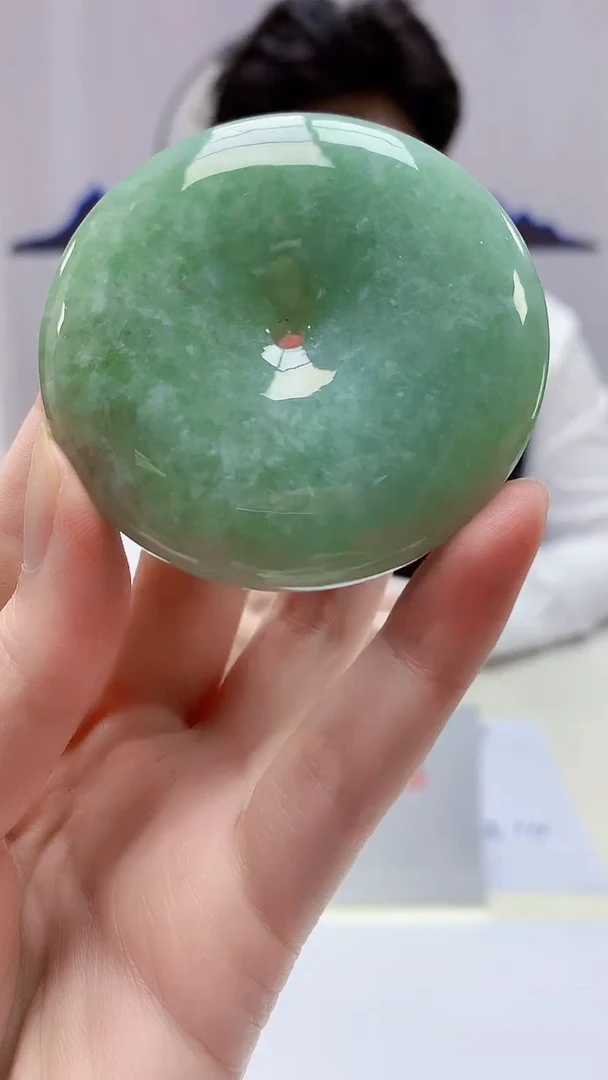 【闪购商品】定制翡翠未镶嵌4688zm-毛货挂件91扣子