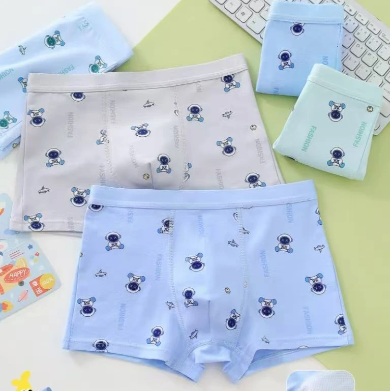 【5】男童明筋头内裤平角裤四角裤棉柔软亲肤透气卡通