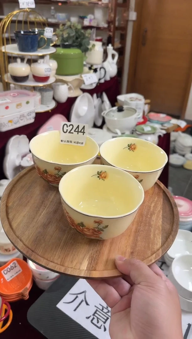 摆件陶C244-3个   仓库微瑕陶瓷清仓福利