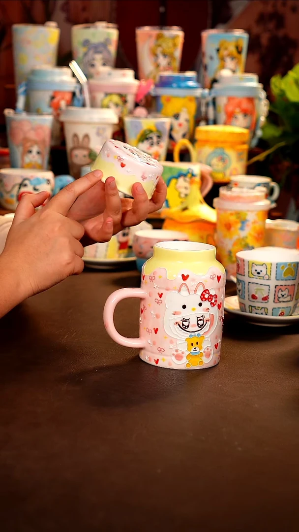 景德镇手工手绘杯杯