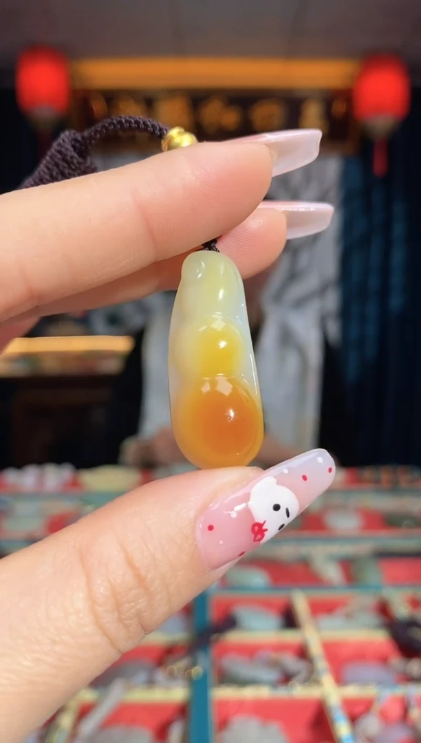 【闪购商品】和田玉颈饰未镶嵌福豆