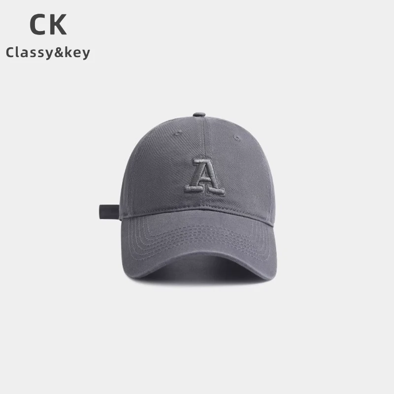 Classy key新加坡设计师联名款软顶棒球帽百搭休闲鸭舌帽字母帽子