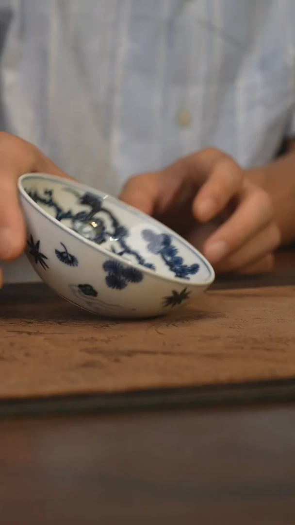 瓷片柴窑青花破价福利