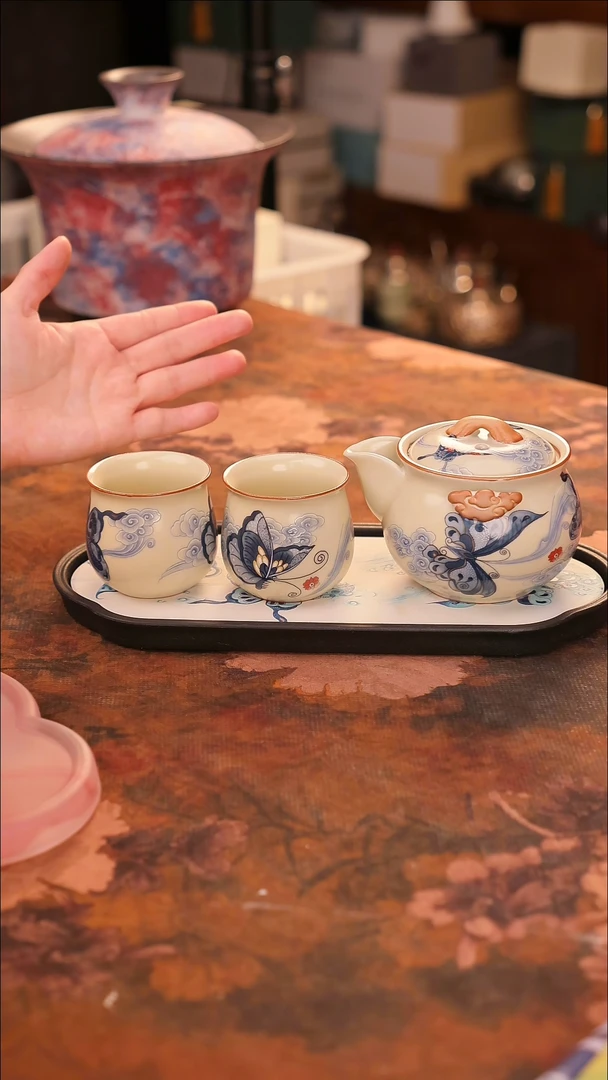 【闪购商品】陶瓷茶具（无礼盒无茶盘）@@A11715