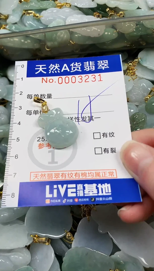 颈饰未镶嵌翡翠 纯天然a货翡翠