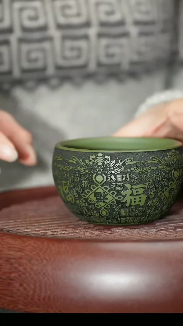 茶杯紫砂紫砂主人杯福利放漏