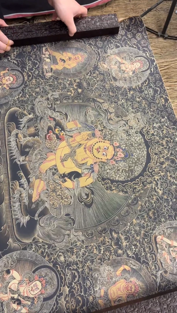 装裱画 澄空梵像高端精品唐卡AA1749