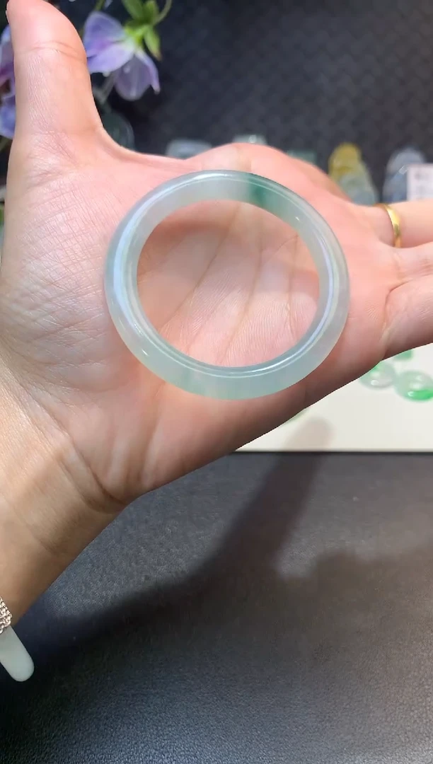 未镶嵌定制翡翠毛货38.4*6.7*5.5