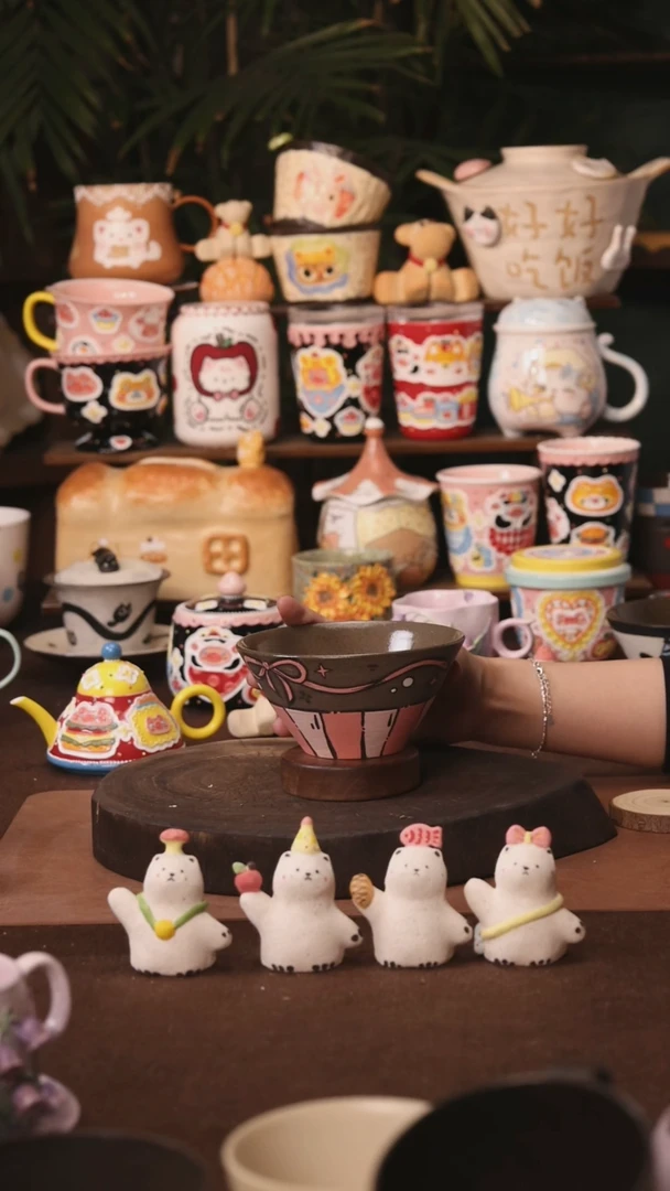 摆件景德镇原创手作陶瓷