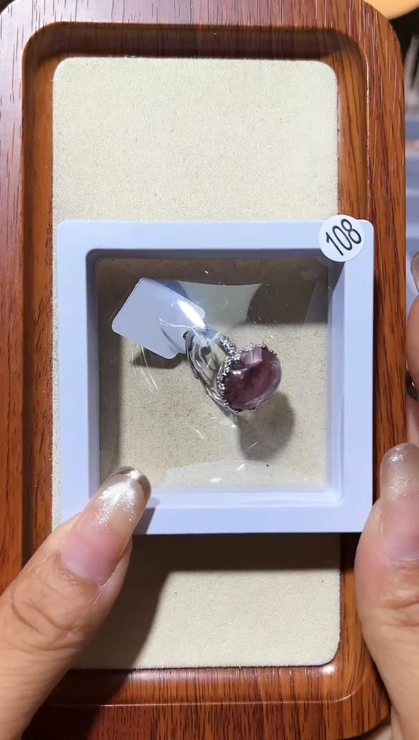 【闪购商品】水晶戒指银S925镶嵌定制