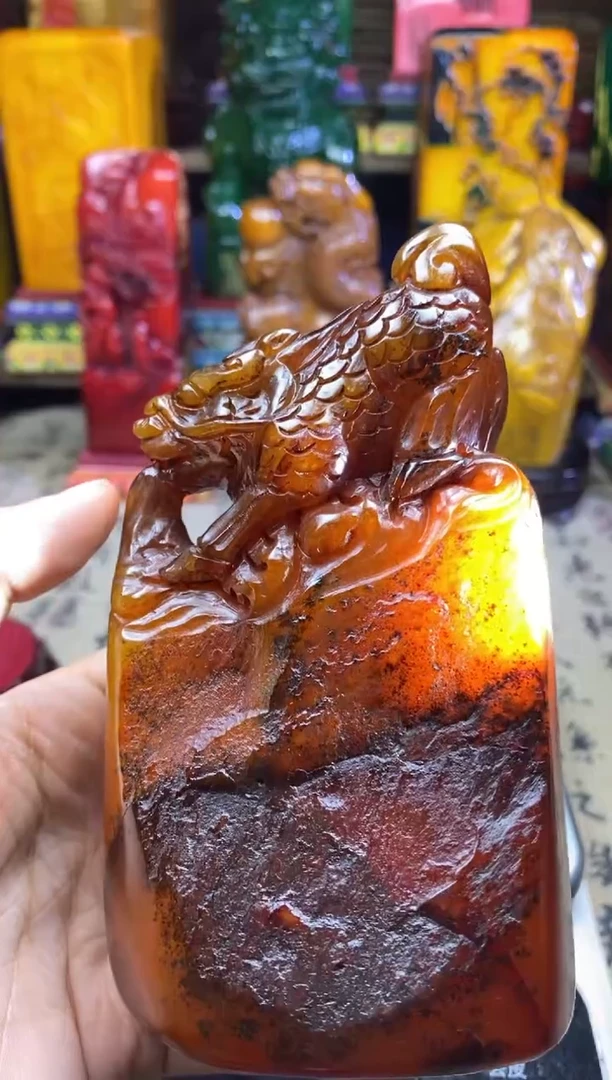 寿山石印石纯天然篆刻石料