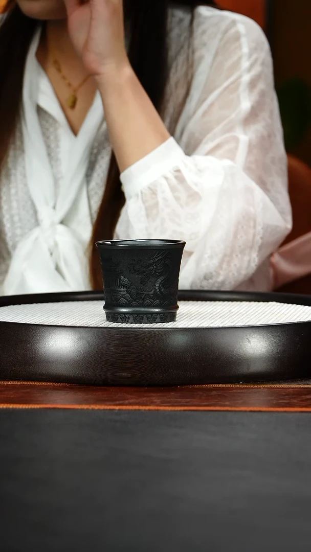 茶壶紫砂宜兴原矿紫砂17（版面龙）