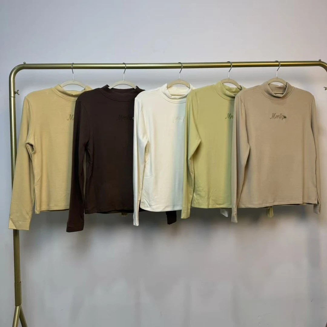 S65女款绒感打底衫秋冬内搭设计款