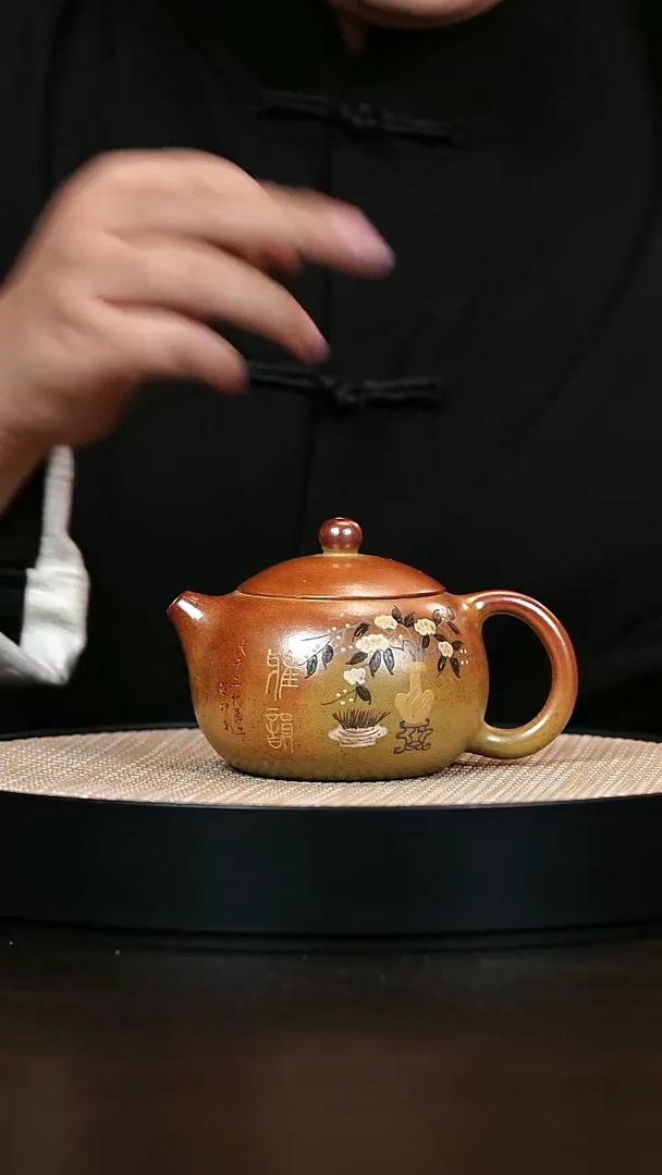 茶壶紫砂西施 柴烧