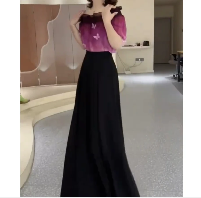 2025夏季新款网红同款洋气减龄韩版爆款上衣裤子女YO-足