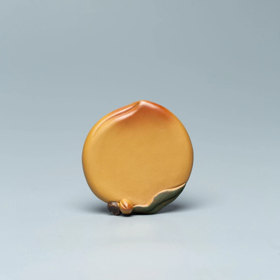 【新华网非遗紫砂专属】仙桃壶承盖置 紫砂盖置