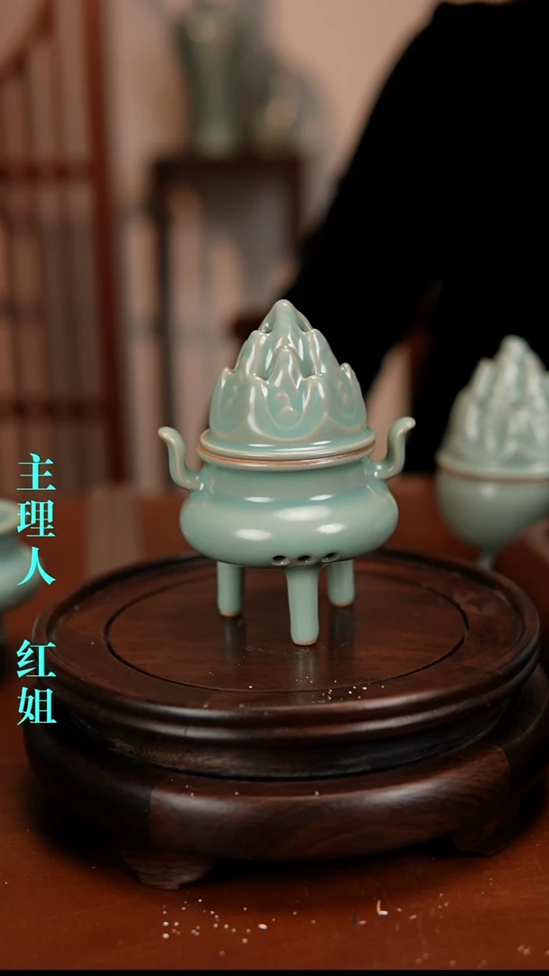 瓷片原产地原矿釉汝瓷