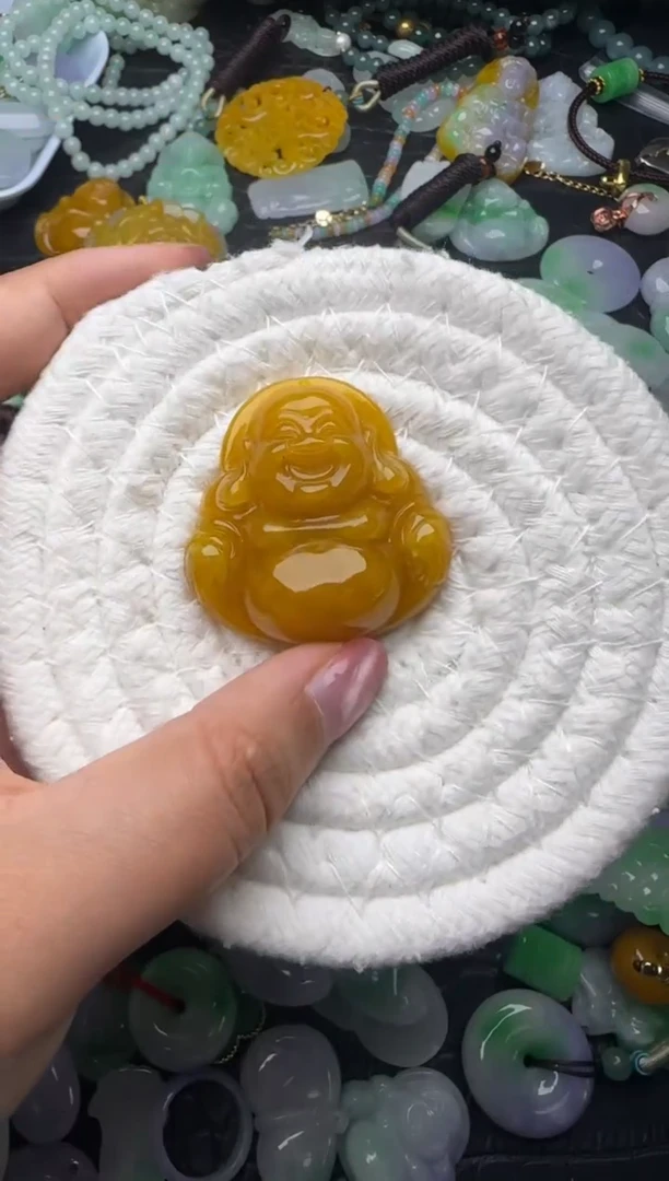 颈饰未镶嵌翡翠缅甸翡翠吊坠