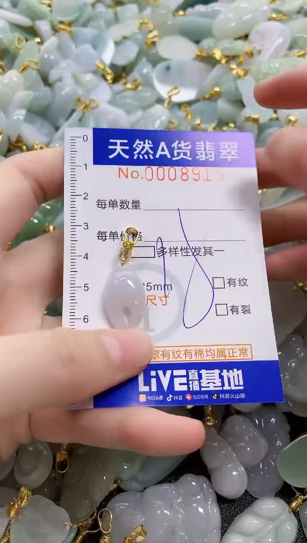 颈饰未镶嵌翡翠天然A货翡翠