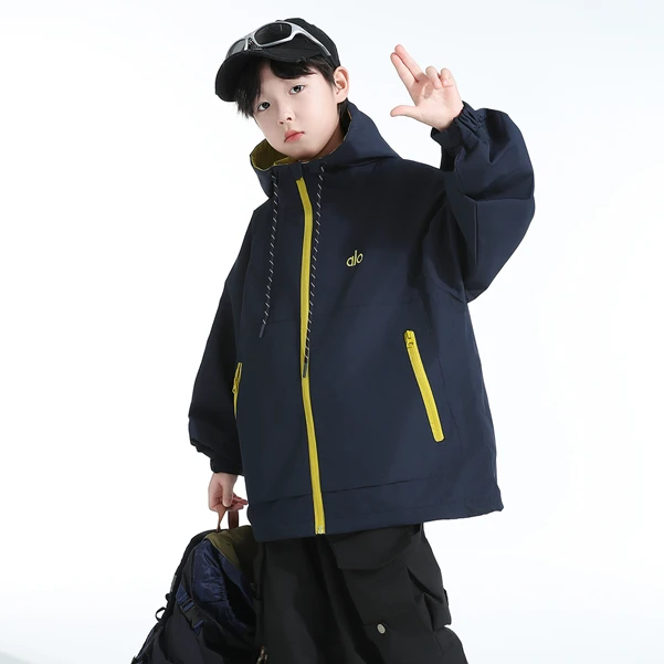 男童春秋款风衣外套2025新款秋季中大童儿童男孩秋装酷帅气时髦潮