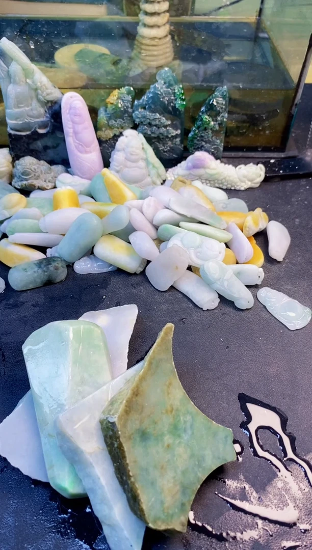 未镶嵌挂件翡翠天然翡翠066