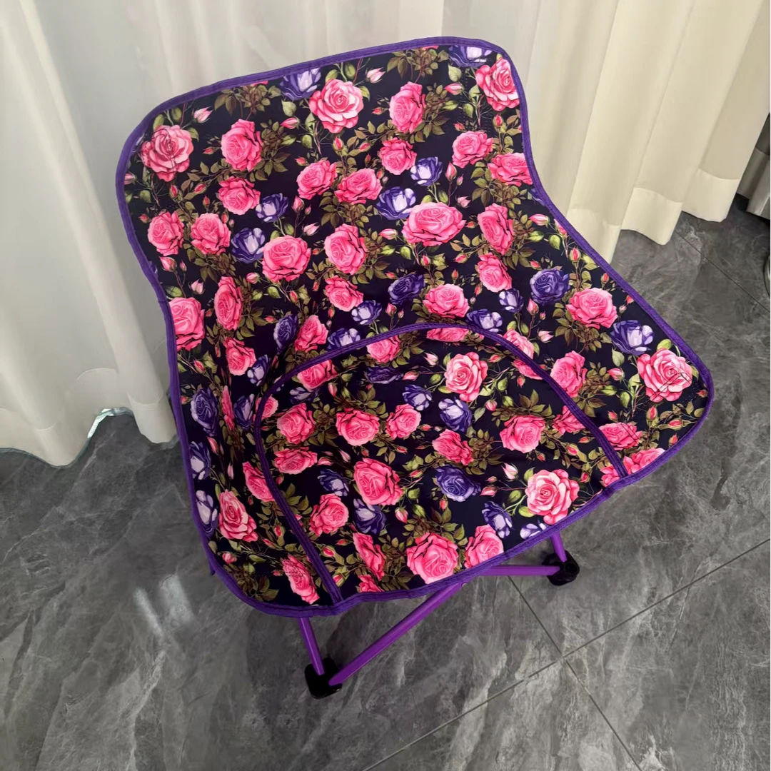 折叠椅月亮椅露营椅子便携式躺椅钓鱼凳松弛感户外沙滩椅