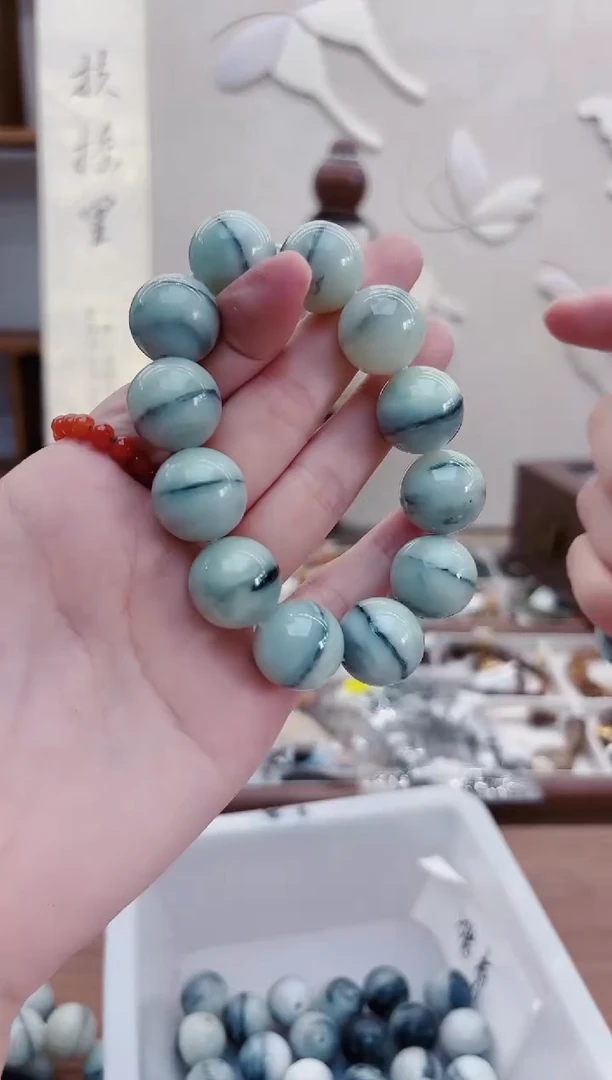 未镶嵌手链和田玉H212和田玉单颗发1