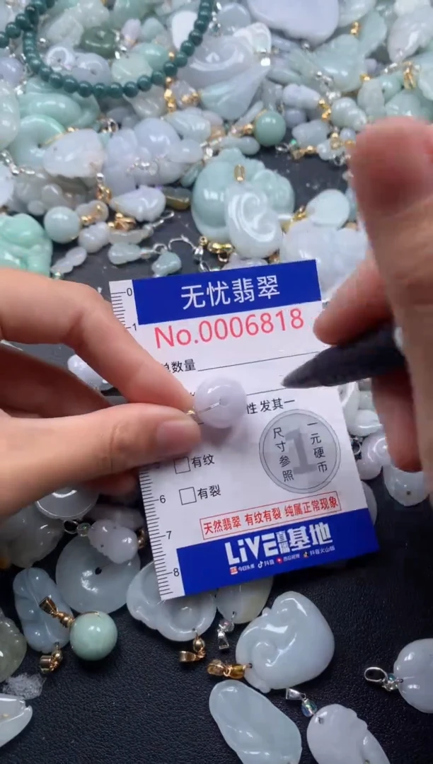 颈饰未镶嵌翡翠6818