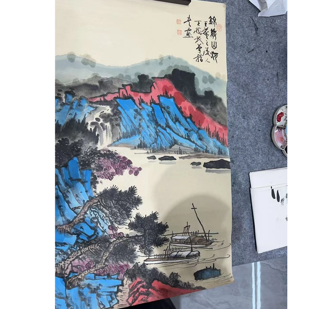 橱窗展示/书法作品王树民老师/宣纸国画/不带框