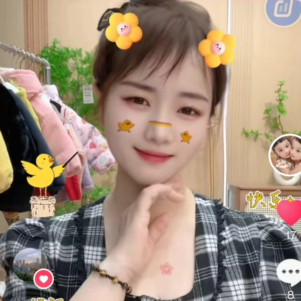 H231男女童冬季洋气红色小兔毛衣