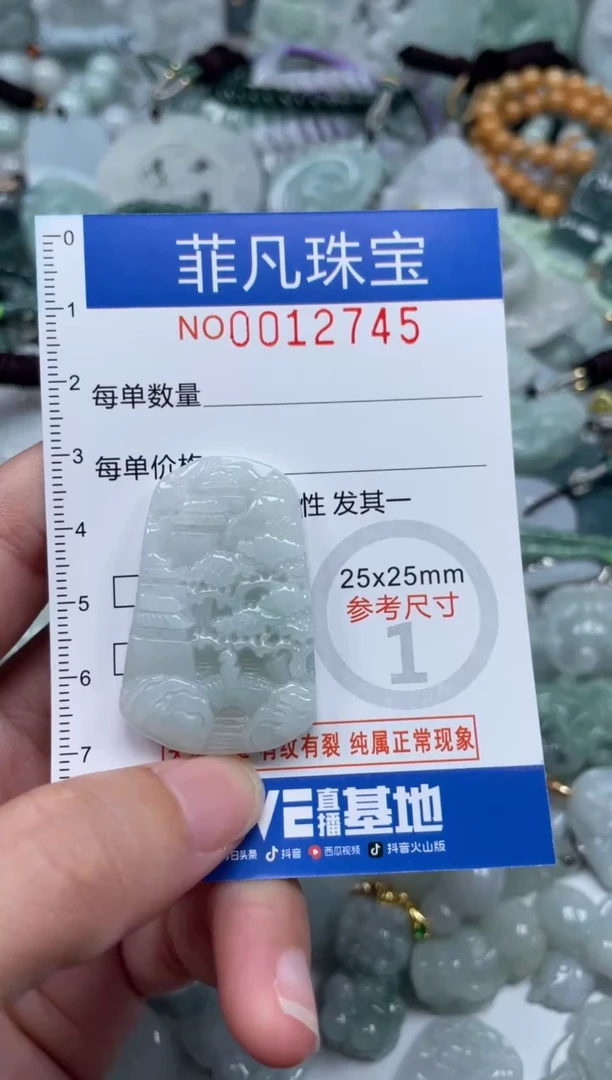 颈饰未镶嵌翡翠12745