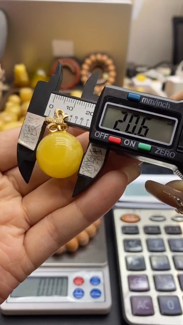 琥珀银S925镶嵌珠宝奇石2621