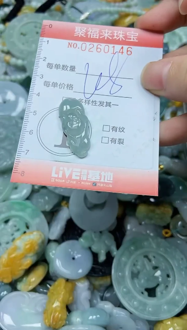 颈饰未镶嵌翡翠闪购0260146