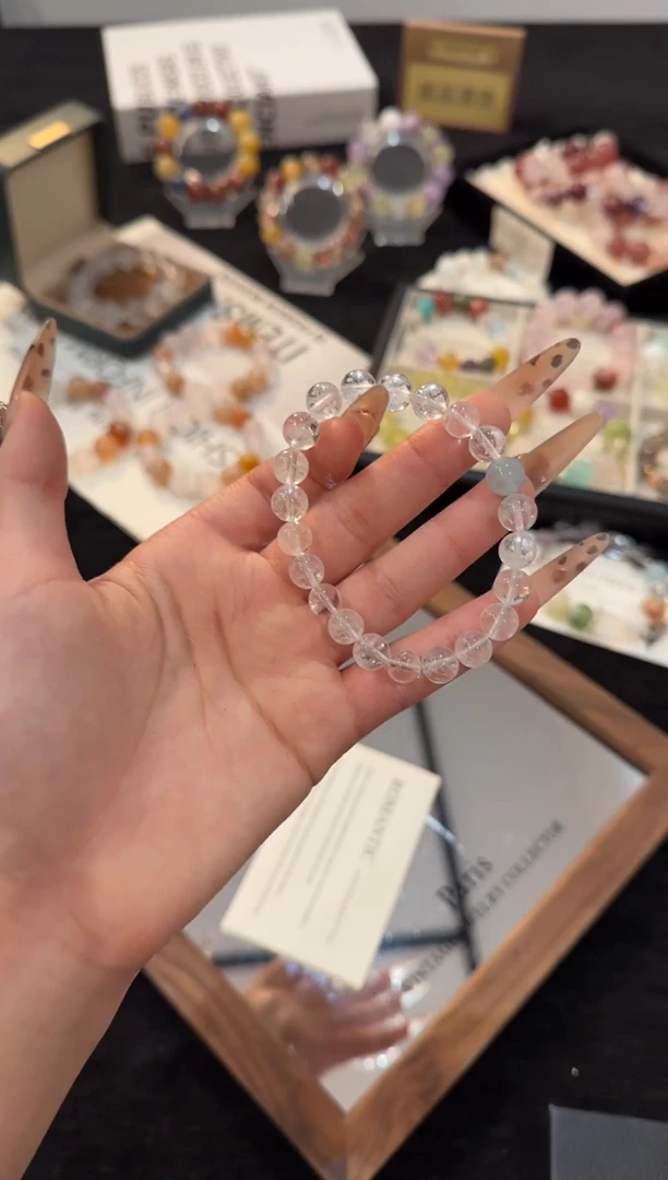 未镶嵌手链水晶白阿赛x01